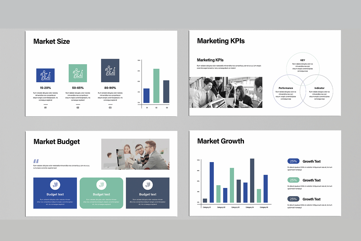 Marketing Plan Presentation Template, a Presentation Template by MightyDesign (Photo 3 of 7)