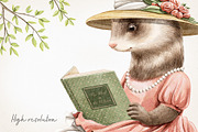 Little picnic party by the river, an Animal Illustration by Mimomy (Thumbnail 11 of 13)