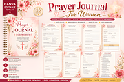 Prayer Journal for Women KDP Inte, a Marketing Template by Coco Bloom (Thumbnail 1 of 4)