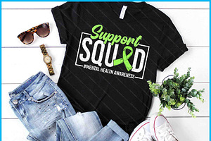Support Squad MentalHealth Awareness, a Graphic by Creativeusart