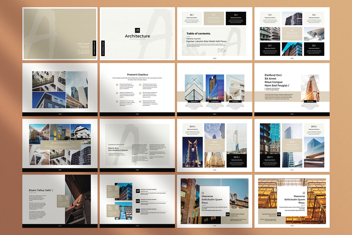 Modern Architecture Brochure, a Brochure Template by ShapShapy (Photo 5 of 6)