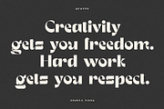 Granbury - Modern Bold Sans, a Sans Serif Font by Cruzine (Thumbnail 3 of 8)
