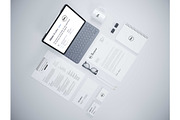 Elegant Stationery / Branding Mockup, a Print Template by Designrepos (Thumbnail 3 of 8)