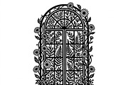 50 Floral French Window Ornament, a Decorative Illustration by Amazin_art (Thumbnail 7 of 29)