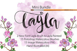 Mini Bundle Font Layla