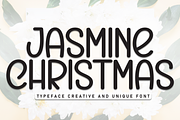 Jasmine Christmas | Script Font, a Script Font by Scratchones (Thumbnail 1 of 8)