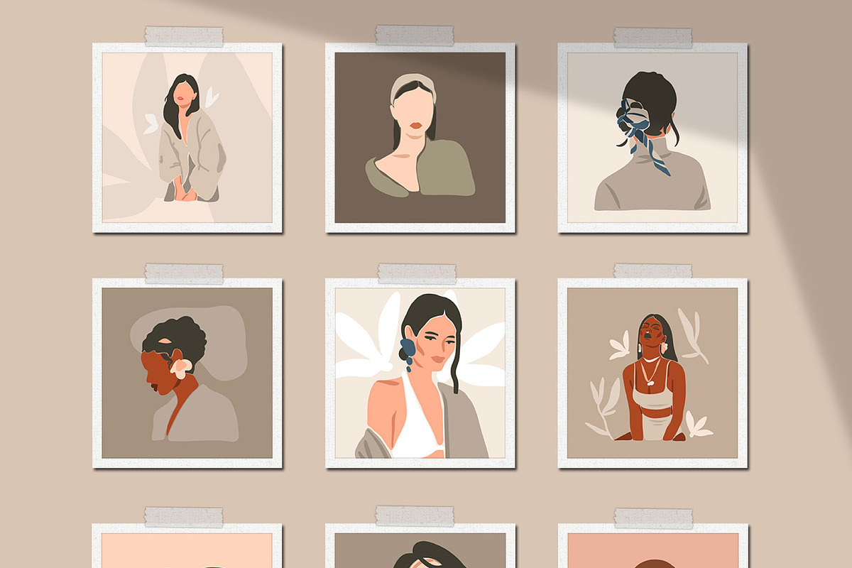 Abstract feminine portrait creator, a Person Illustration by Anastasy_helter (Photo 3 of 10)