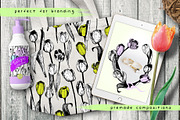 Tulips. Engraving bulb flowers, an Illustration by Alena Kaz (Thumbnail 5 of 5)