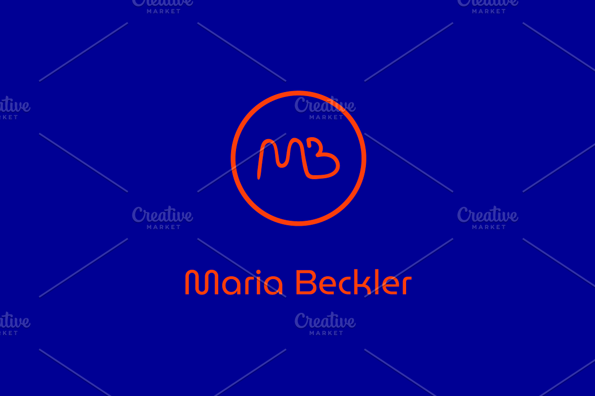 MB letter mark, a Branding & Logo Template by MuzaInspires (Photo 1 of 4)