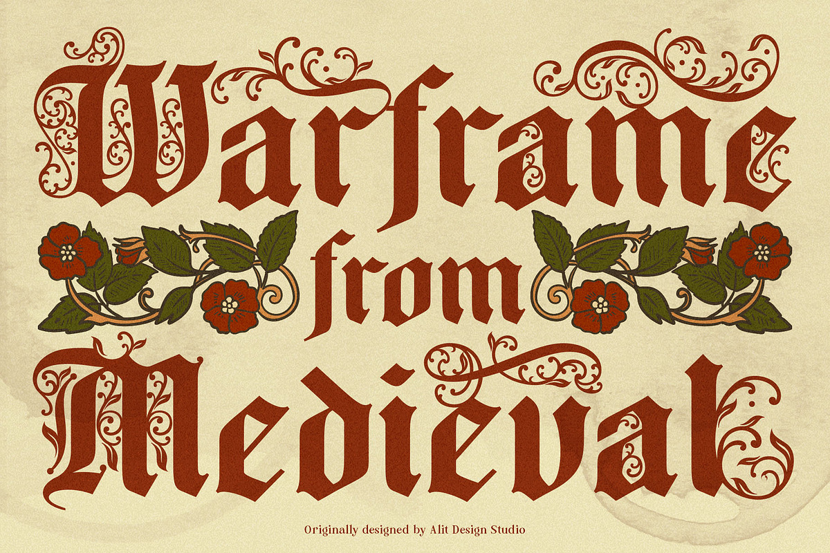 Old Master Typeface, a Blackletter Font by alit design (Photo 14 of 17)