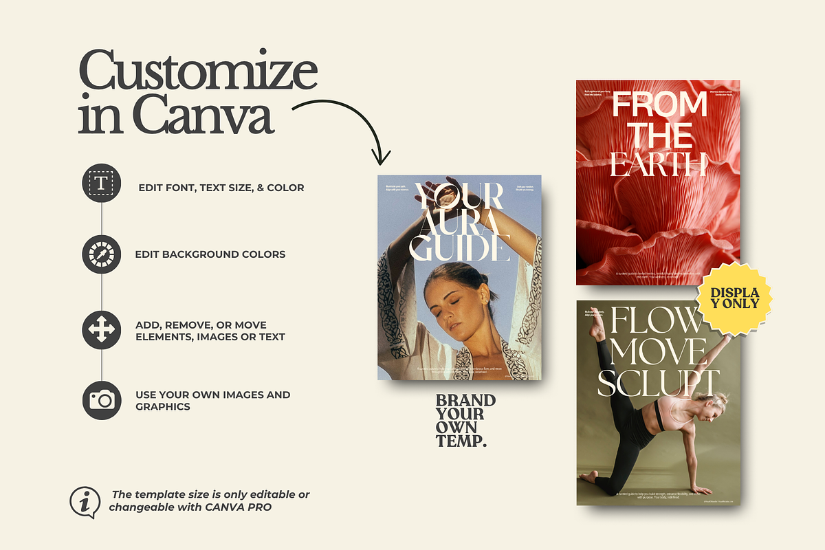 Yoga, Meditation, Spiritual Canva, a Templates & Theme by BYOTstudios (Photo 9 of 11)