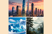 Illustrated Landscape Collection, a Seasonal Illustration by Manuel Breva Colmeiro (Thumbnail 3 of 7)