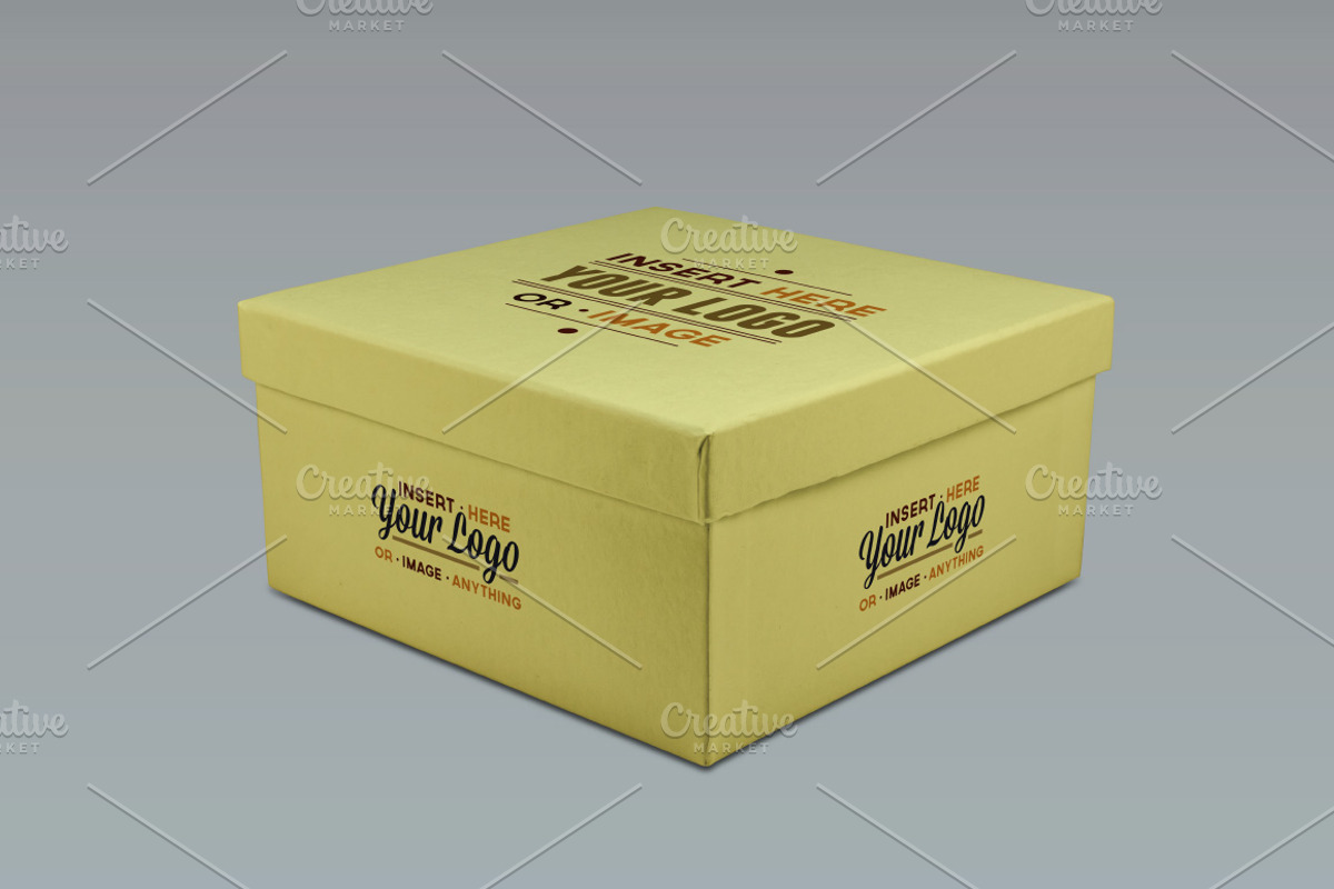 5 Photorealistic Logo on Box Mockups, a Product Mockup by Illusiongraphic (Photo 3 of 5)