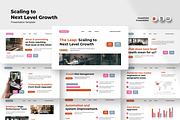 Growth to the Next Level PowerPoint, a Presentation Template by QR Design Studio (Thumbnail 1 of 3)