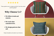 Christmas Abstract Patterns - part 1, a Pattern Graphic by Ninterints (Thumbnail 3 of 19)