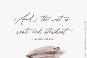 Hermitage Modern Calligraphy font, a Script Font by PeachCreme (Thumbnail 10 of 11)