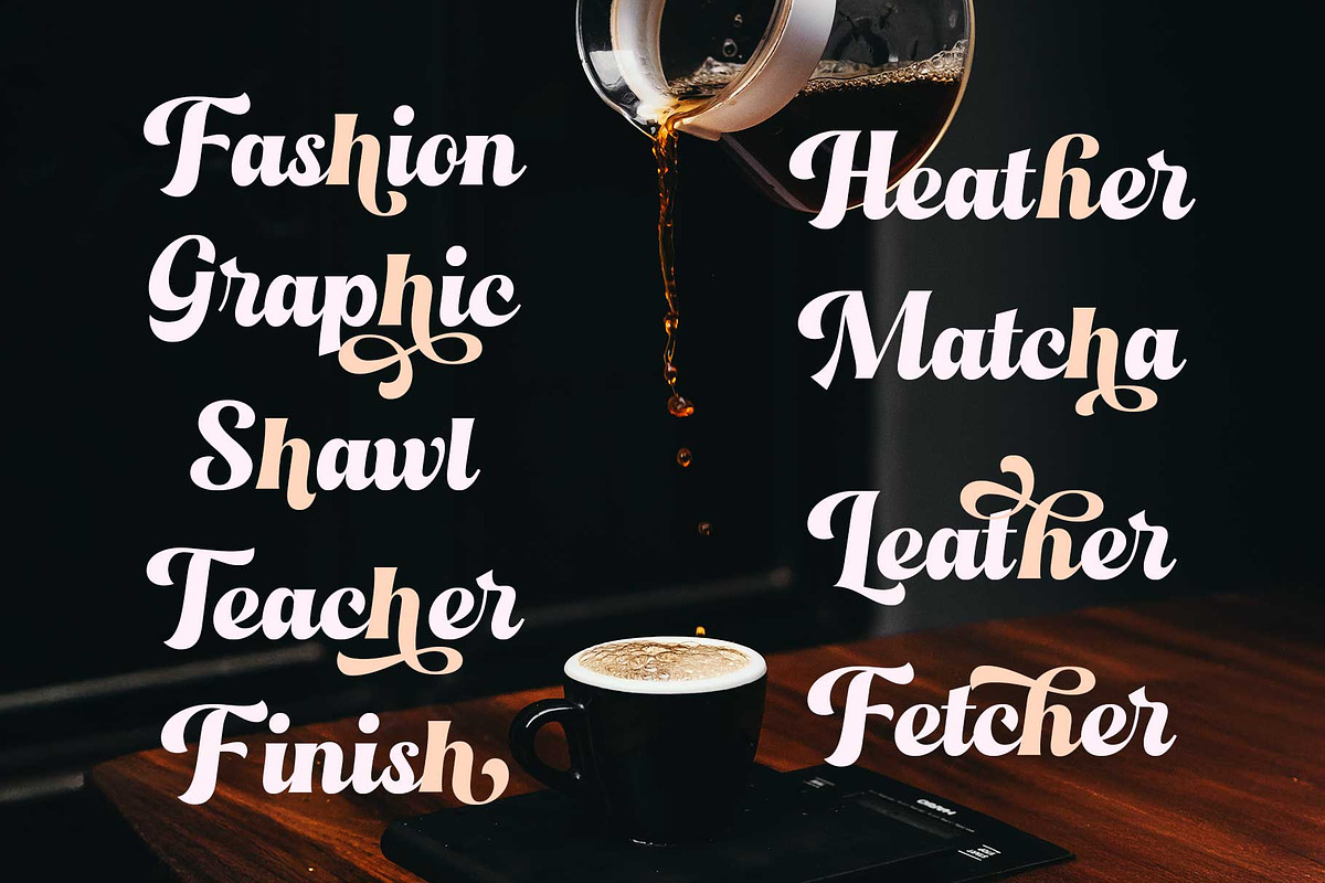 Bold Vintage Script - Hendika, a Script Font by Novitype (Photo 8 of 13)
