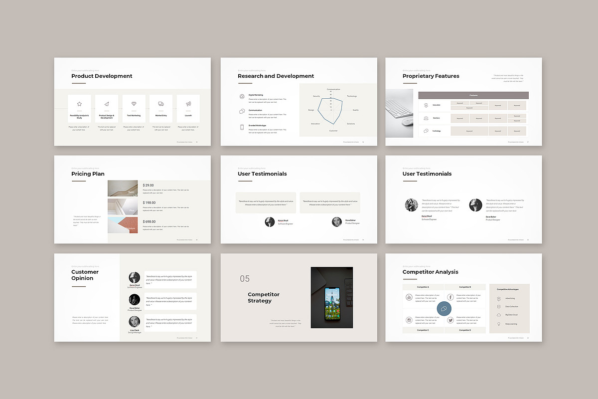 Business Plan Google Presentation, a Presentation Template by CreativityForest (Photo 10 of 18)