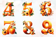 Spring apricot Alphabet clipart, an Illustration by RobertsArt (Thumbnail 3 of 7)