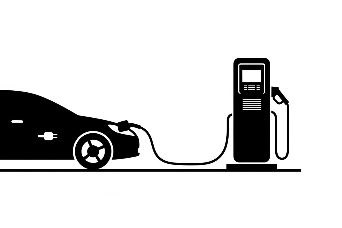 Electric Vehicle Charging Silhouette, a Graphic by musafir_fashion (Photo 6 of 22)