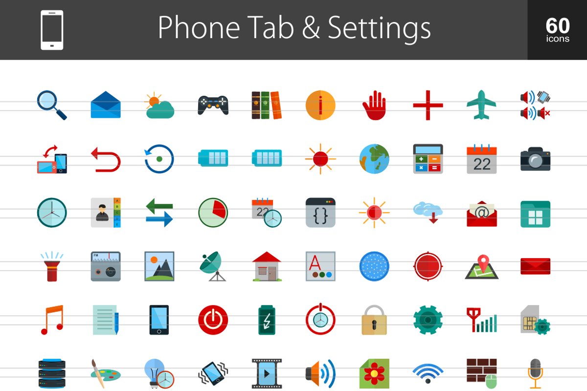 2070 Flat Multicolor Icons (V1), an Outline Icon by IconBunny (Photo 2 of 4)