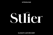 Stlier - Luxury Serif Font