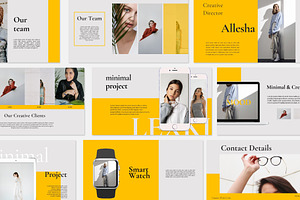 Lexki - Fashion Powerpoint Template