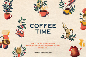 Coffee Drawing ( Coffee Time )