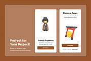 Japanese Zen Culture 3D Icons, a Work Illustration by twinstd (Thumbnail 4 of 6)