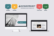 Elysium Keynote Template, a Presentation Template by Mia (Thumbnail 1 of 5)