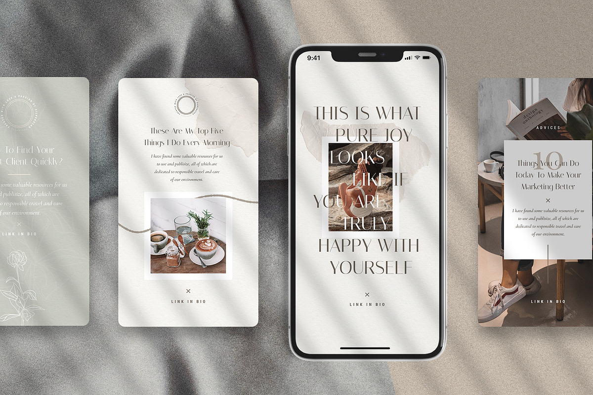 Elodie - 60 Animated Posts & Stories, a Social Media Template by SilverStag Type Foundry (Photo 16 of 48)