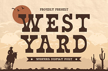 West Yard - Western Display Font