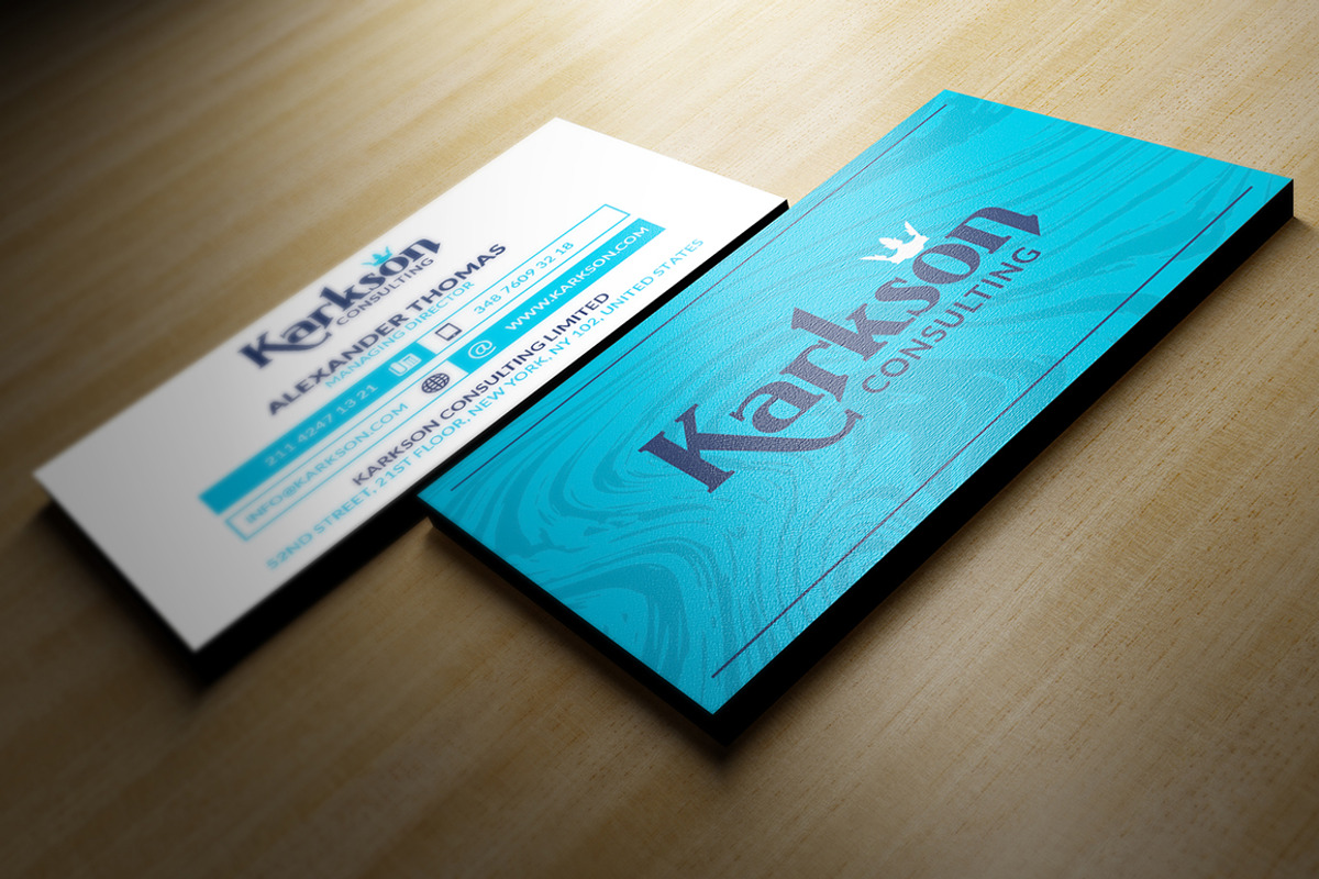 Modern Business Card, a Business Card Template by Marvel (Photo 3 of 6)