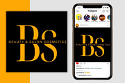 Editable Beauty Salon Logo Template, a Branding & Logo Template by Mishek Munene (Thumbnail 2 of 8)