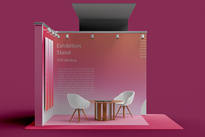 Exhibition Stand Mockup, an Advertising Mockup by Xtrahive