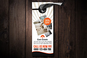 Real Estate Door Hanger, a Stationery Template by Business Flyers (Thumbnail 1 of 3)