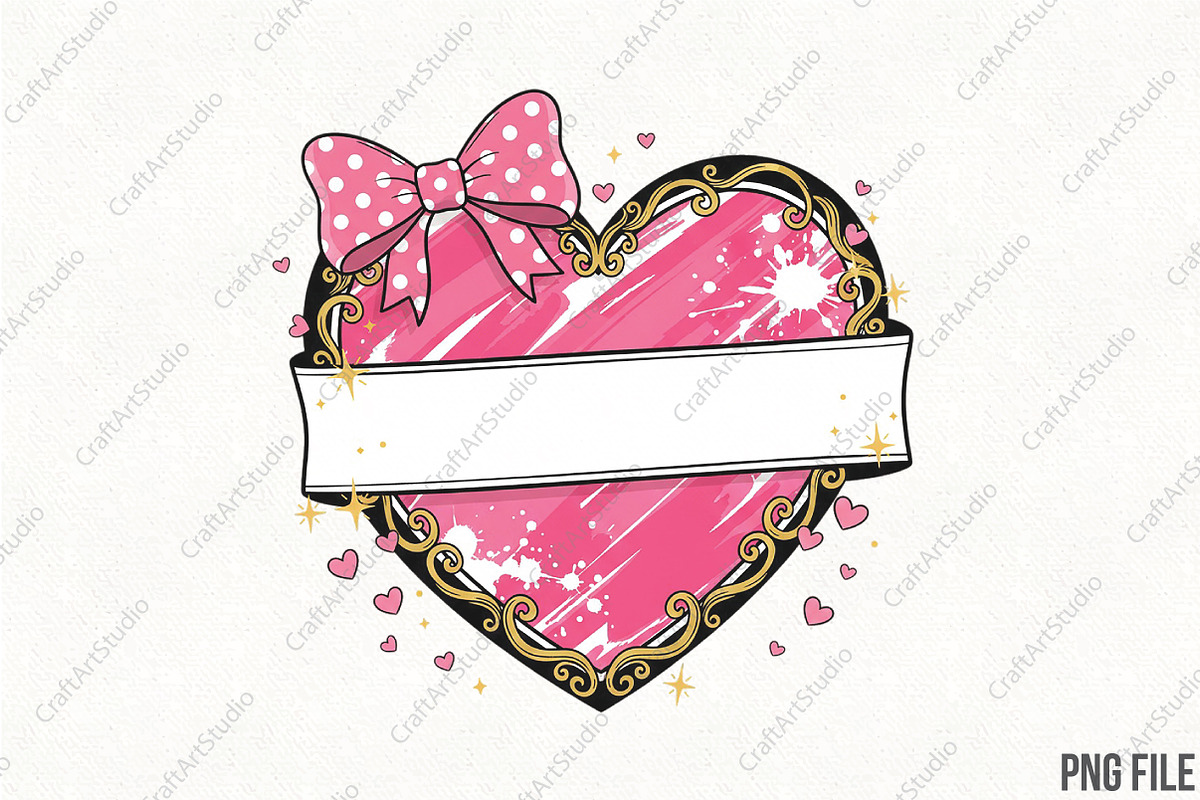 Personalized Name Valentine’s Day, an Illustration by CraftArtStudio (Photo 1 of 4)
