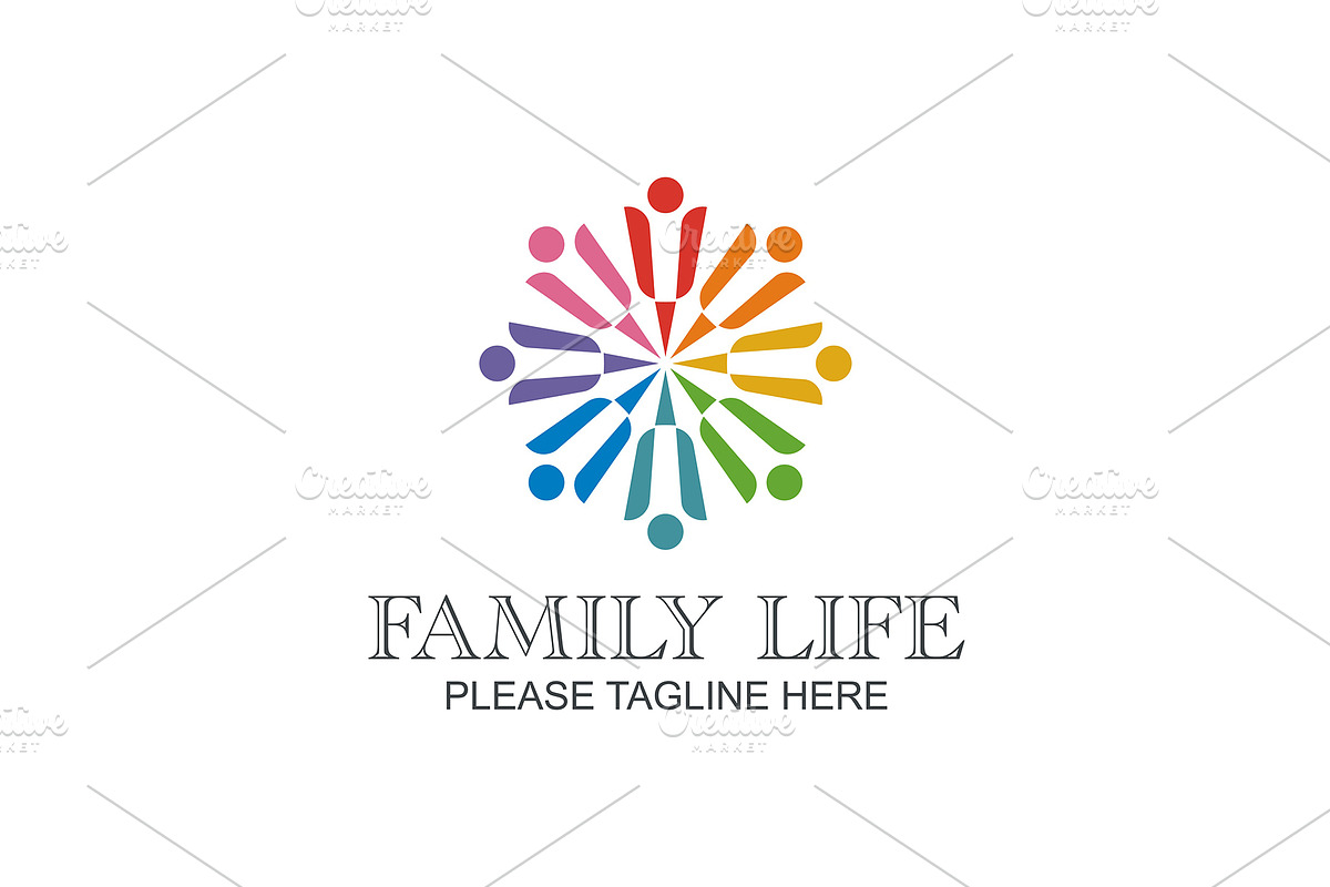 20 Logo Family Life Templates Bundle, a Branding & Logo Template by Friendesigns (Photo 3 of 21)