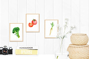 Vegetables Watercolor Clip Art, an Illustration by Art by Lin (Thumbnail 2 of 3)