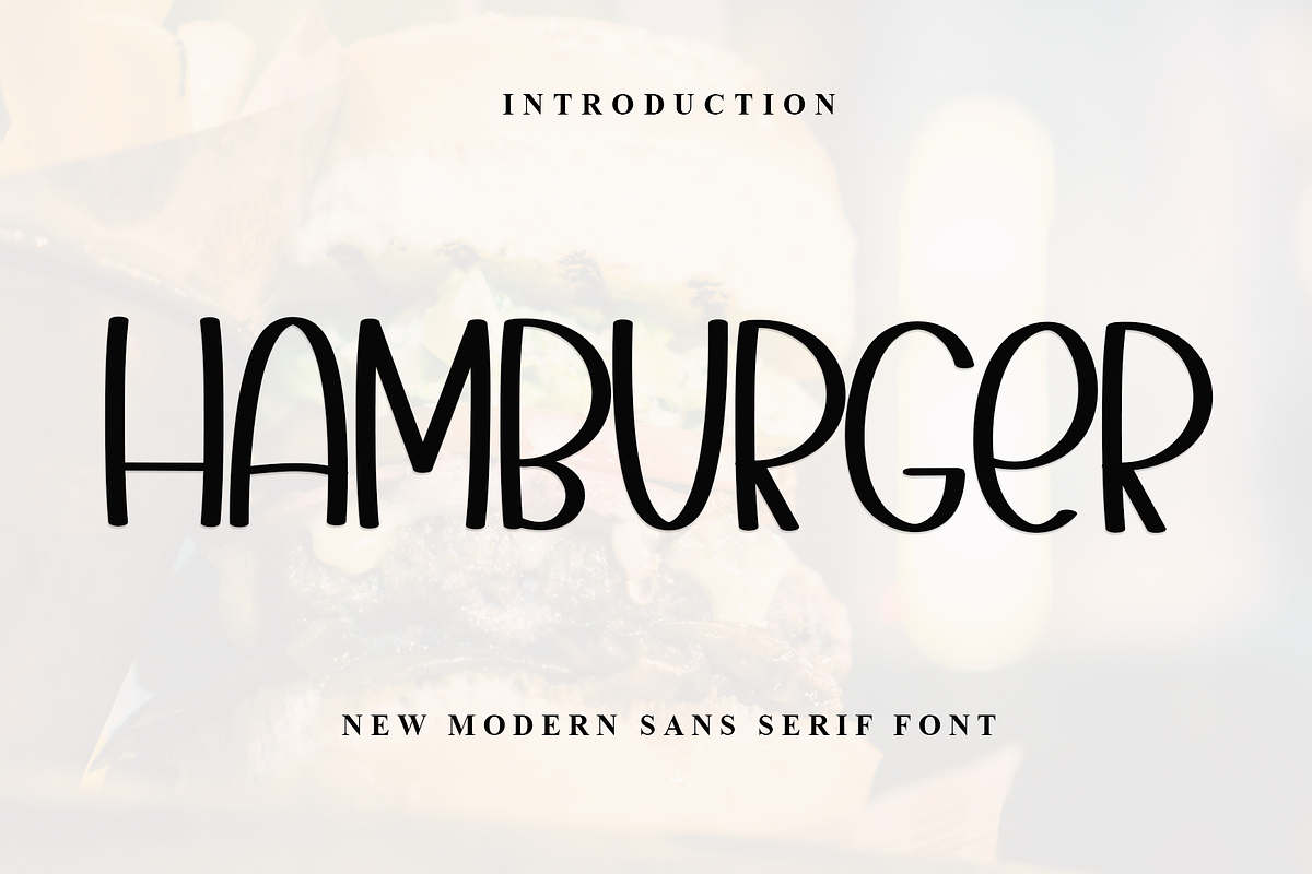 Hamburger, a Serif Font by FreshTypeINK (Photo 1 of 8)