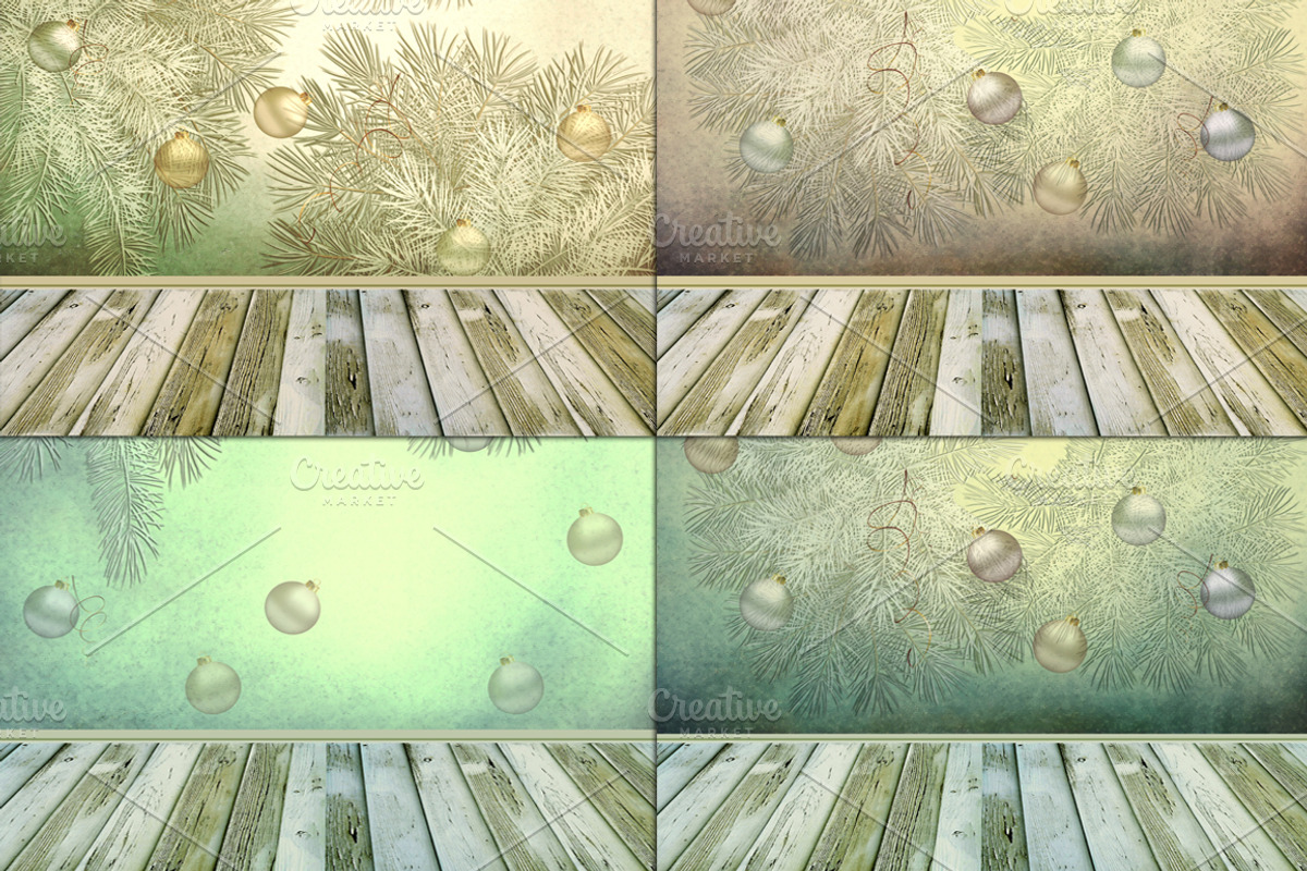 Christmas new year photo backgrounds preview 3