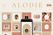 Alodie - Fashion Instagram Pack, a Social Media Template by Vynetta (Thumbnail 1 of 12)