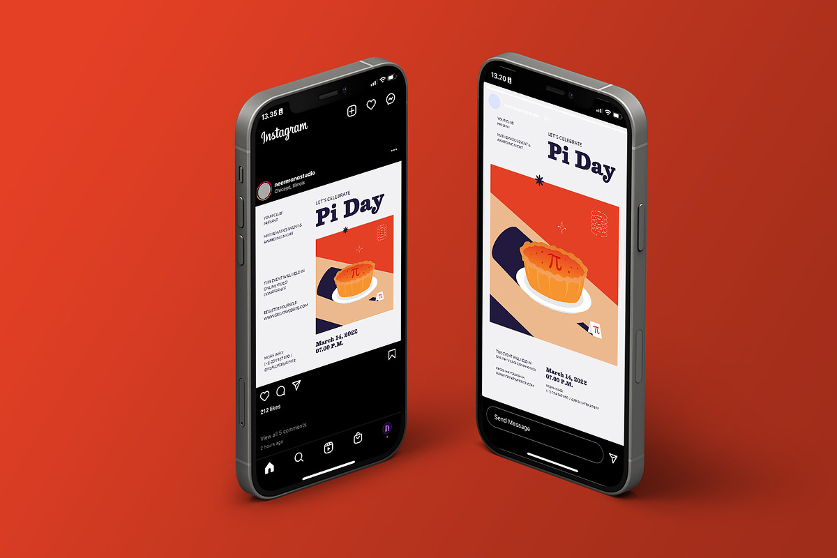 Pi Day Celebration Flyer, a Flyer Template by Neermana (Photo 4 of 4)