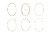 Whimsical Gold Frames Hand drawn, a Graphic by Solo Art Original (Thumbnail 8 of 14)