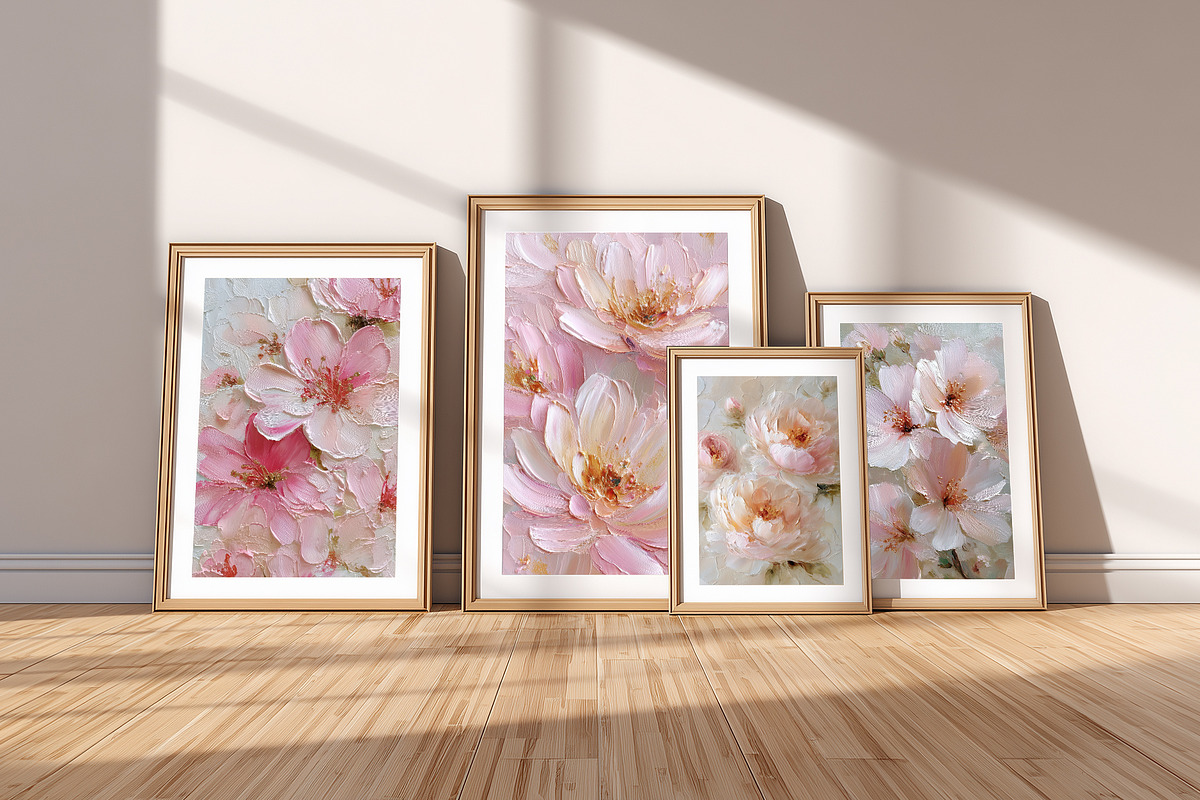 Soft Blush Floral Illustration, a Decorative Illustration by Housui Patterns (Photo 5 of 12)