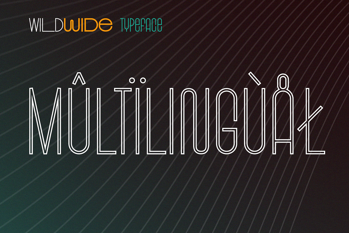 WildWide | Width Variable Typeface, a Sans Serif Font by Kandella's Art (Photo 7 of 10)