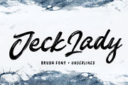 Jeck Lady, a Script Font by Dhan Studio (Thumbnail 1 of 6)
