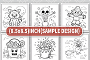 Halloween Bold and Easy Coloring, a Seasonal Illustration by Coco Bloom (Thumbnail 3 of 5)