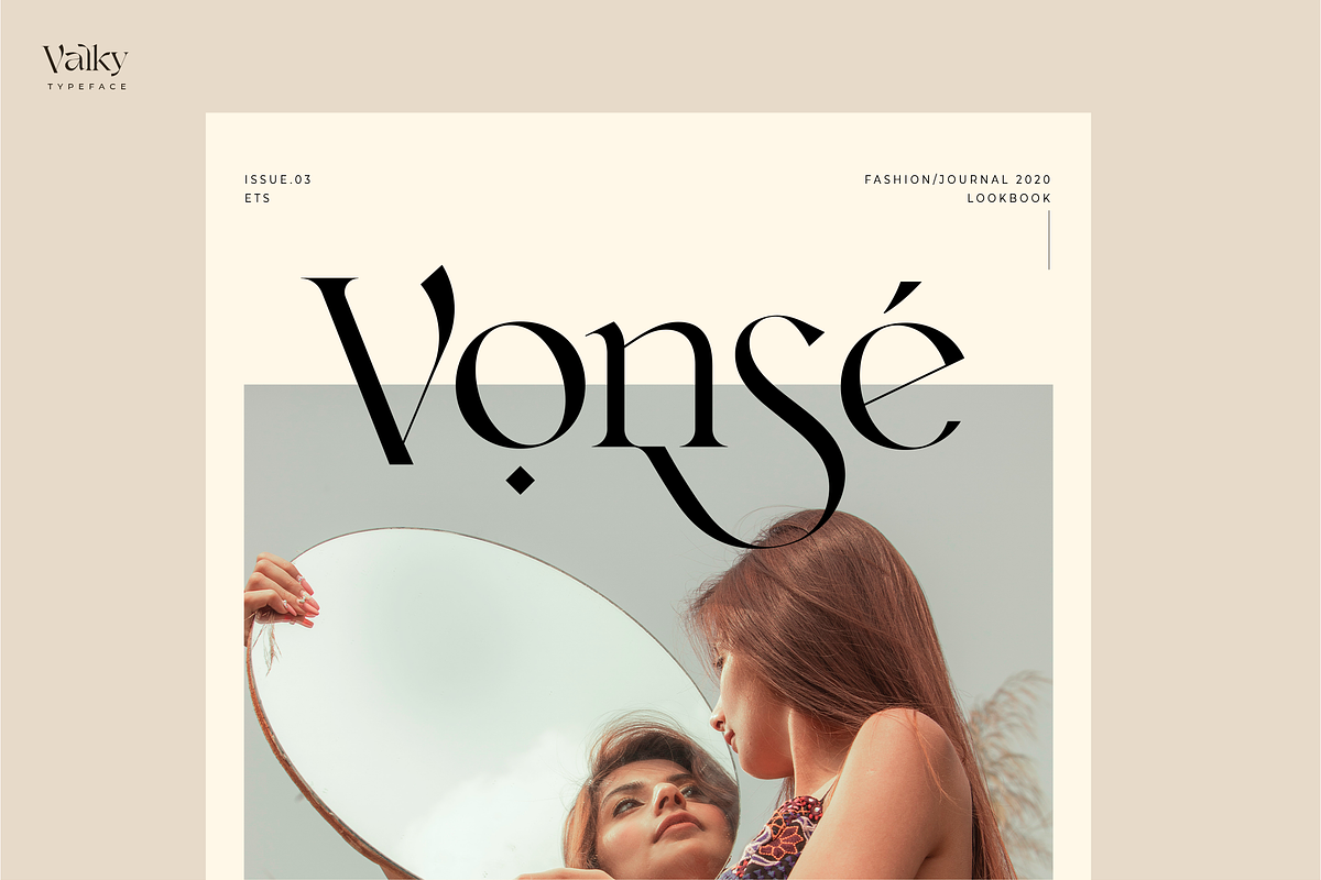 Valky Classic Modern Typeface, a Serif Font by Kaligra.co (Photo 10 of 30)