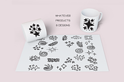 Galaxy Doodles - Dingbats Font, a Symbol Font by WADLEN (Thumbnail 6 of 7)